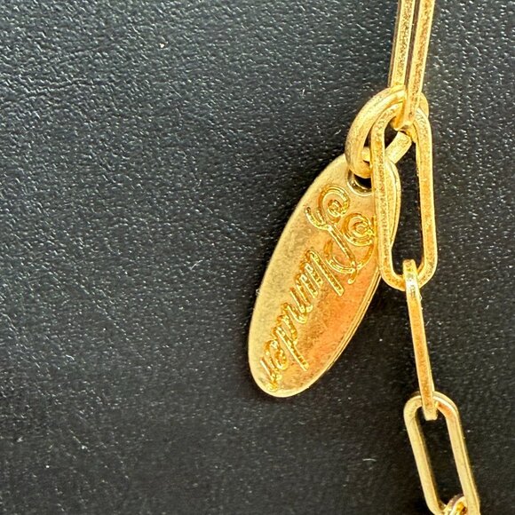 Plunder Toggle Loop Closure and Monogram Letter T Pendant Chain Necklace - Picture 4 of 4